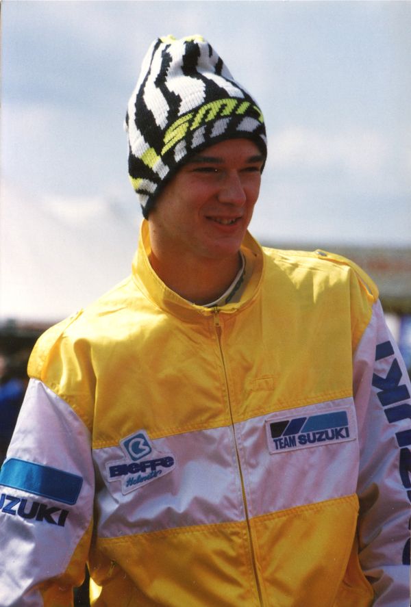 Hollanti Valkenswaard GP 250 1992 Stefan Everts siviiliasussa